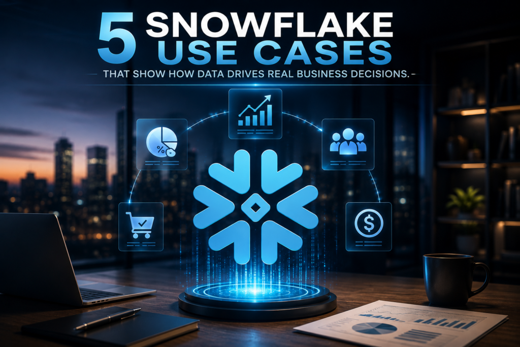 5 Snowflake Use Cases That Show How Data Drives Real Business Decisions with Enterprise Data Analytics and Cloud Data Platform