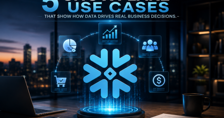 5 Snowflake Use Cases That Show How Data Drives Real Business Decisions with Enterprise Data Analytics and Cloud Data Platform