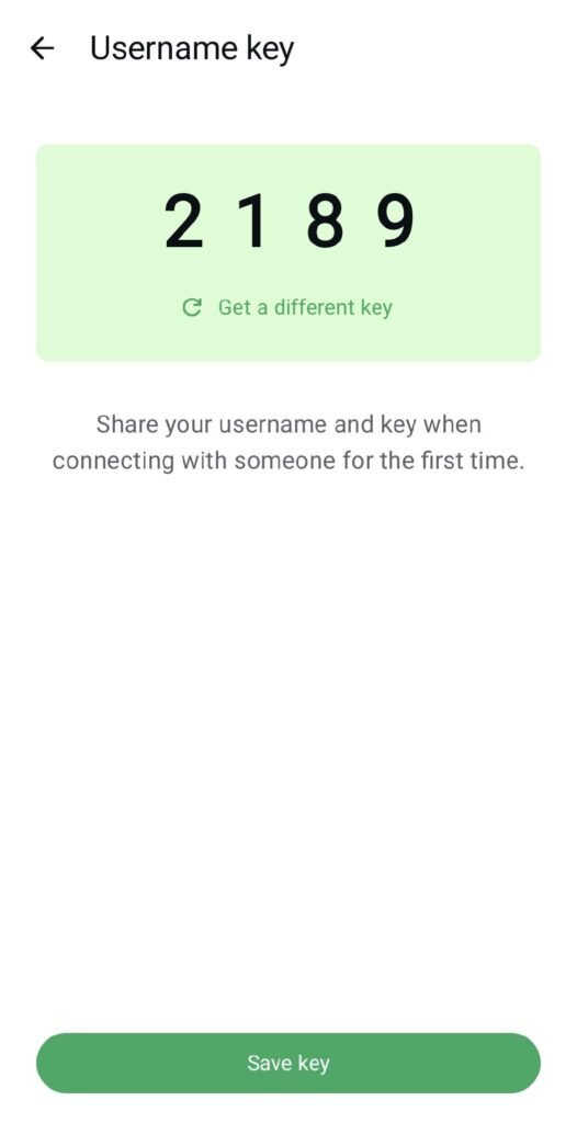 Generate a Username Key for enhanced WhatsApp privacy