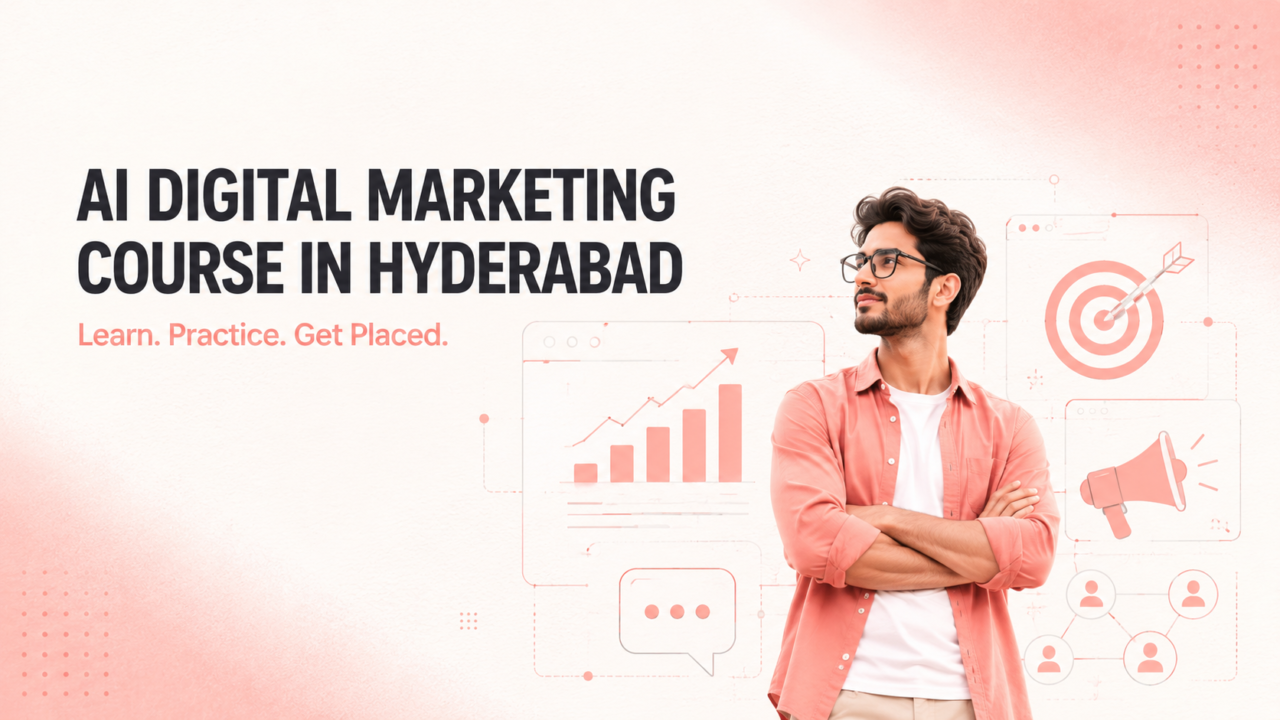 AI Digital Marketing Course in Hyderabad with AI marketing training and practical skills